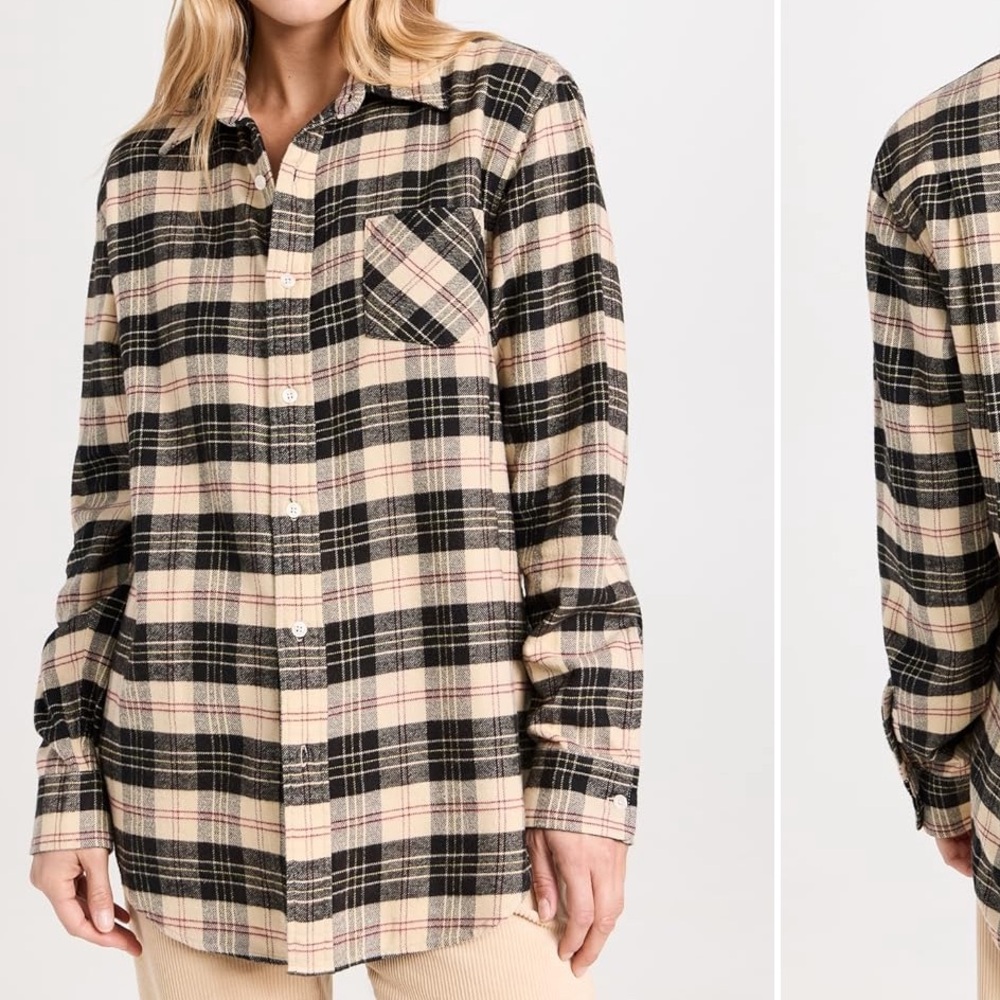 NWT!! Denimist Plaid Button-Up Shirt